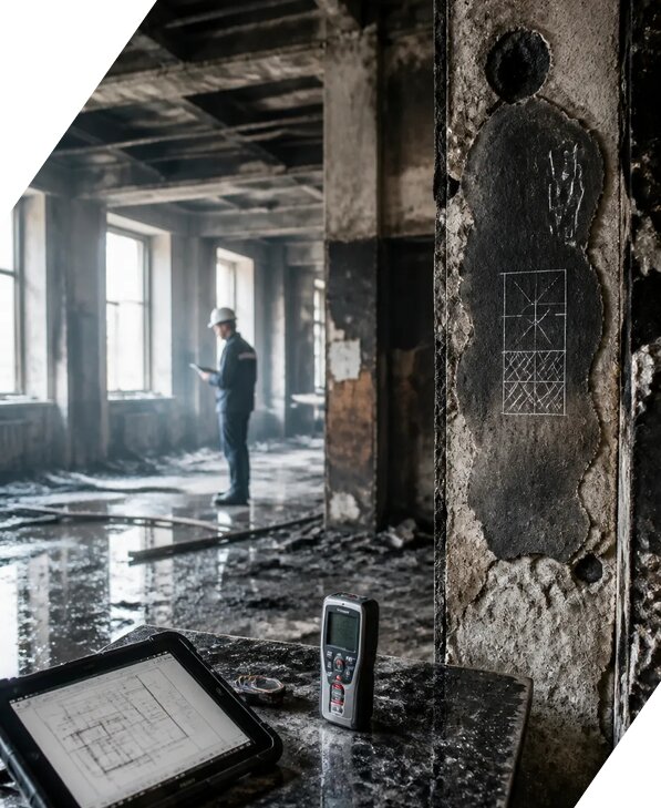 Обследование зданий после пожара в Реутове от 15611 р. | ЭкспертизаРоссия